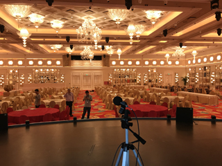Acoustic test for ballroom and casino